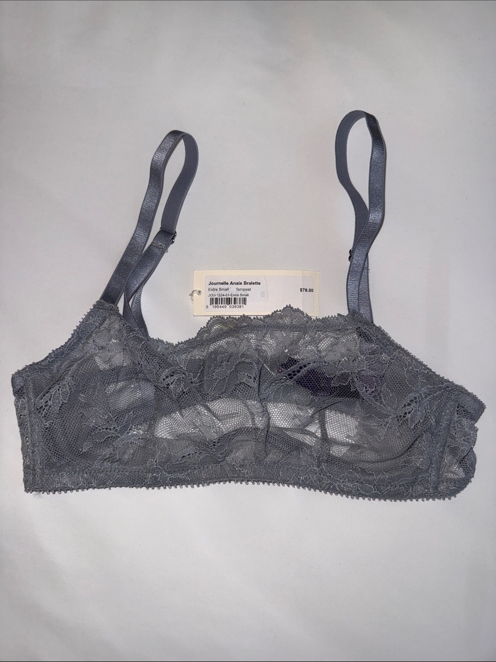 NWT Journelle Anais Lace Bralette in Tempest Size XS